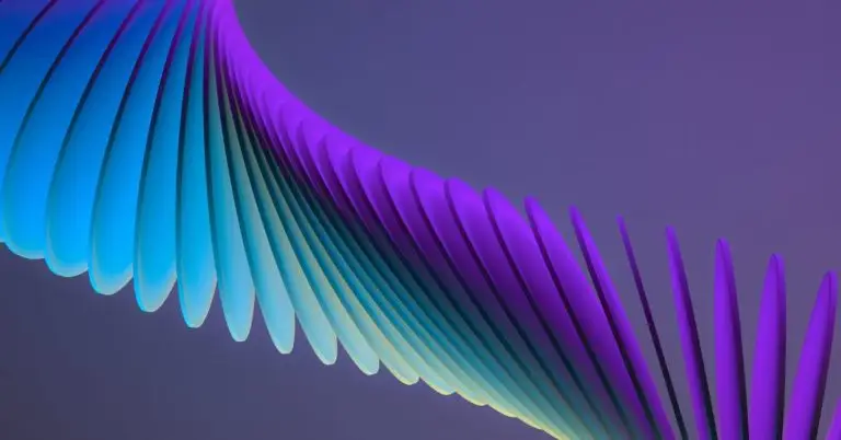 blue and purple design