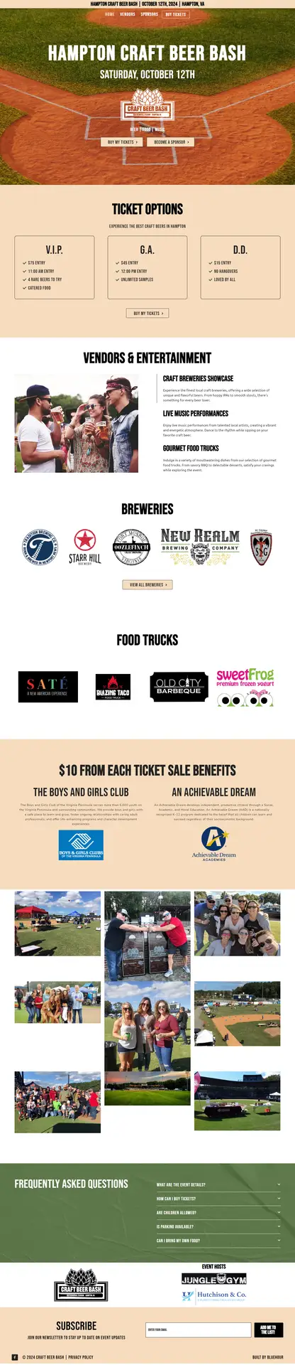 Hampton Craft Beer Bash full page